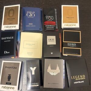 Set Sample x12 new tumi hugo boss gucci guilty gaultier tom ford burberry